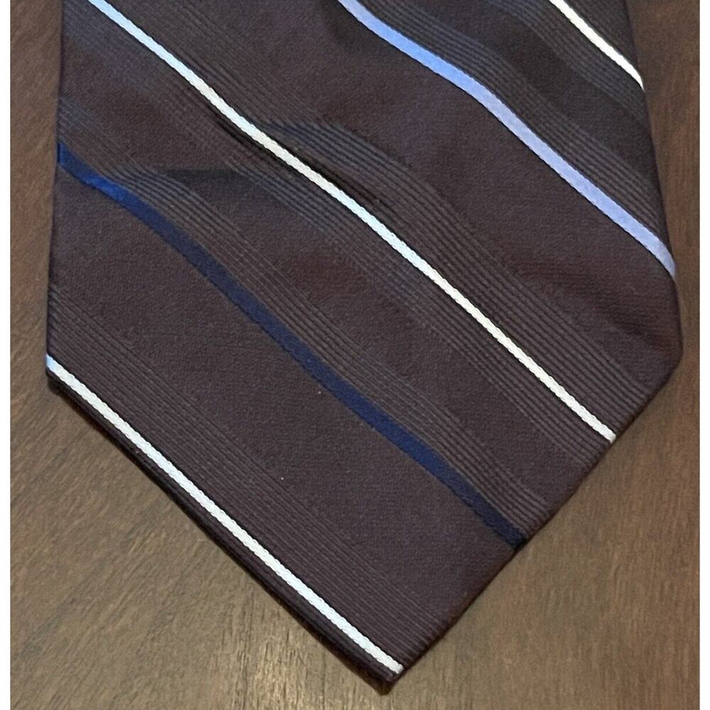 Michael Michael Kors Brown Blue 100% Silk Men’s Neck Tie Made In China